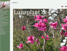 Tablet Screenshot of lunaplant.de